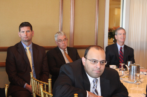 JENNIFER GUSTAVSON PHOTO | Mattituck-Cutchogue School District officials at 