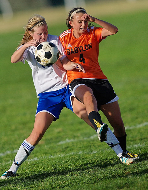 Mattituck soccer player Amanda Gatz 092012