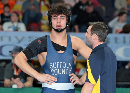 Mattituck:Greenport:Southold wrestler Tanner Zagarino 022517