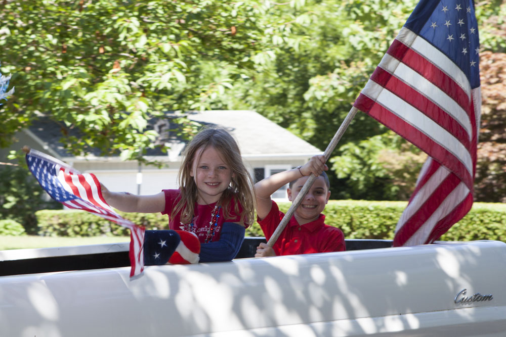 The New Suffolk Fourth of July parade was Saturday. (Credit: Katharine Schroeder)