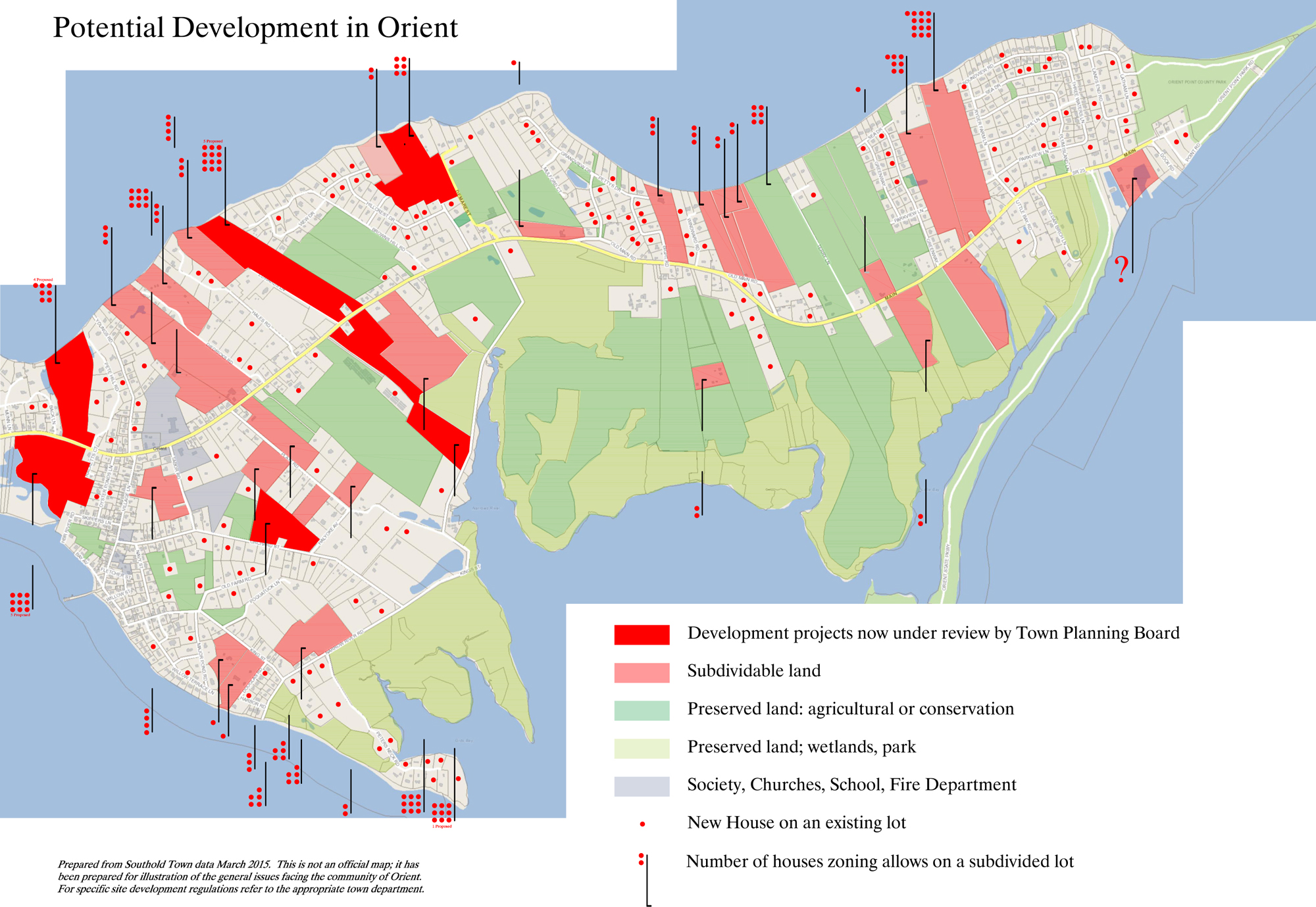 Orient Plan development map