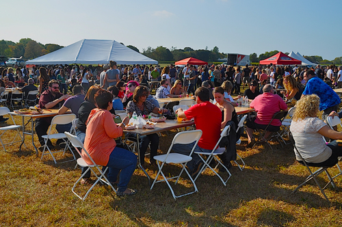 Last year's Pour the Core hard cider festival in Cutchogue. (Credit: Cyndi Murray, file)