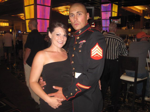 Staff Sgt. Rob Surozenski and his wife, Sara LeDonne. (Credit: Courtesy)