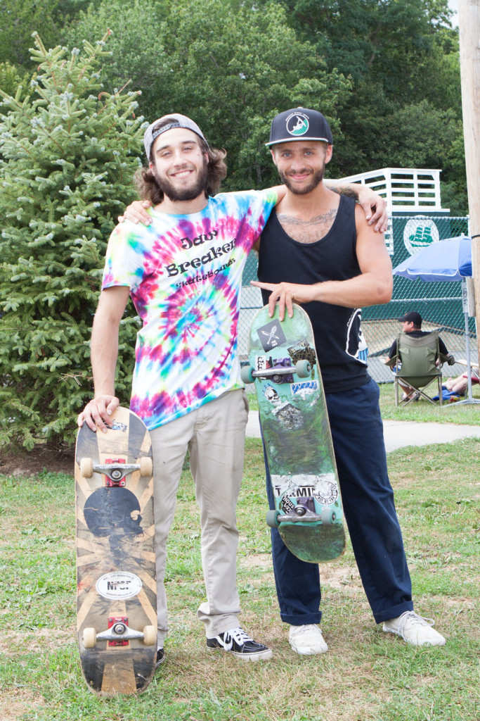 Festival organizers Andrew Semon and Beau Pollock.