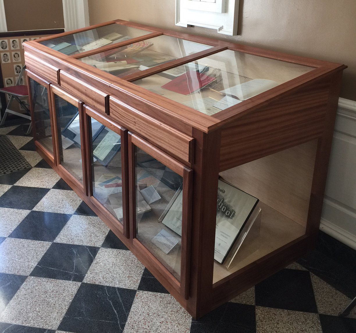 Some of the displays in the 'museum.' (Courtesy: Southold Schools)