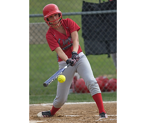 GARRET MEADE FILE PHOTO | Nicole Busso, a senior first baseman, has been a regular starter for Southold/Greenport since the second game of her freshman season.