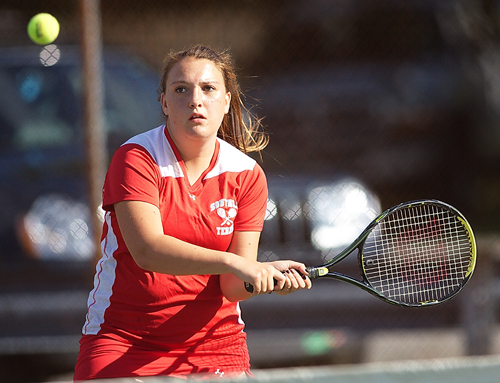 GARRET MEADE FILE PHOTO | Southold/Greenport has only seven varsity players, including Alexandra Small, who is expected to play first singles.