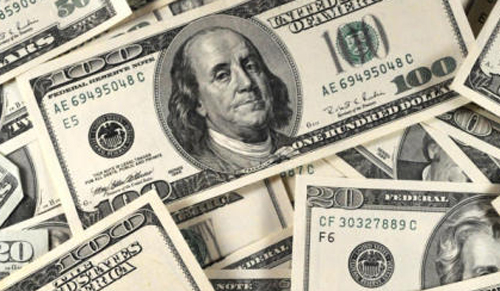 Stack of money fiscal cliff