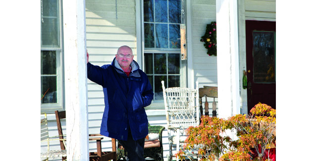 Bob Hartz outside the Iron Skillet in Mattituck. (Credit: Katharine Schroede file photo)