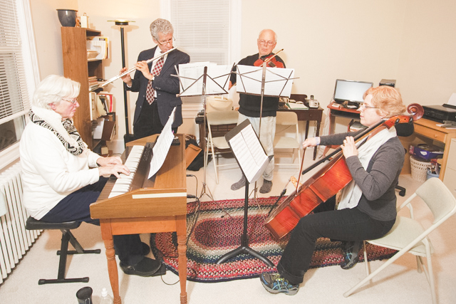 The members of ‘Basically Baroque’ (Credit: Katharine Schroeder)