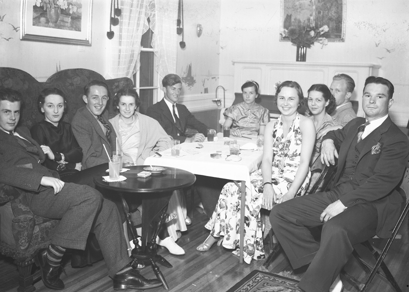 In this photo, Mr. Richter's father, Ernest, can be seen at far left.