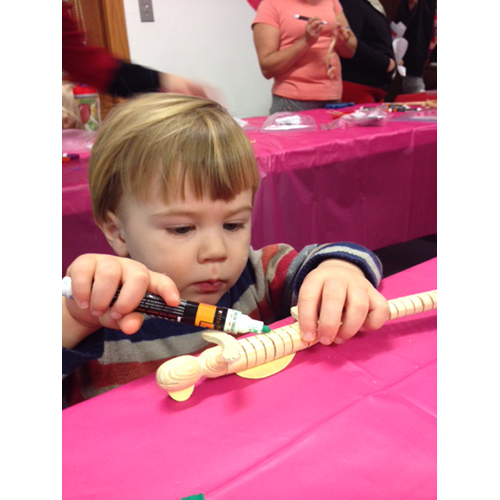 MELISSA RUDDER COURTESY PHOTOS | Dozens of children attended a Valentine's Day party organized by CAST and Southold Mother's Club that was held Feb. 7.