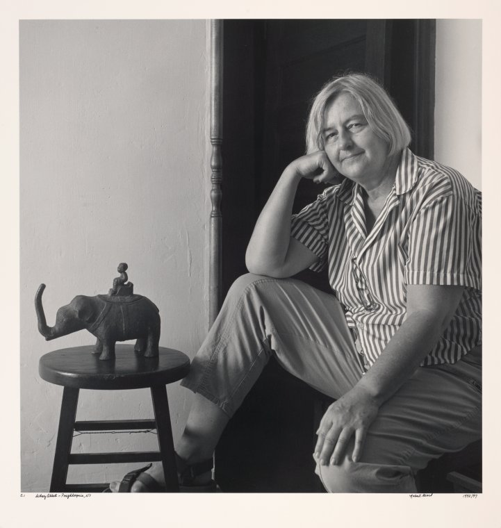 Sidney Abbott in a 1992 photo by Robert Giard. (Credit: New York Public Library Collection)