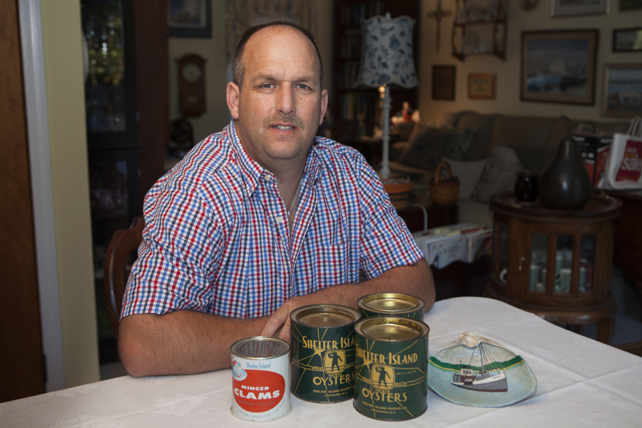 Bill Plock's grandfather, John Plock Sr., founded the Shelter Island Oyster Company. (Credit: Katharine Schroeder)