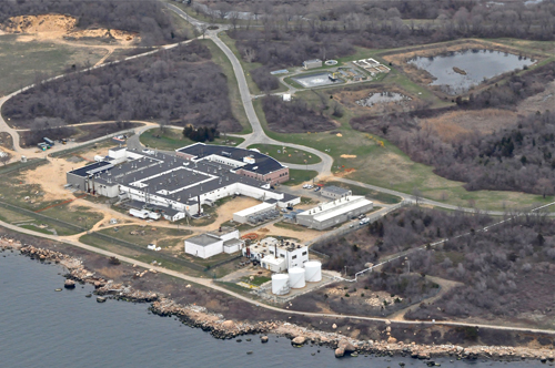 TIM KELLY FILE PHOTO | The main animal disease research lab on Plum Island. 