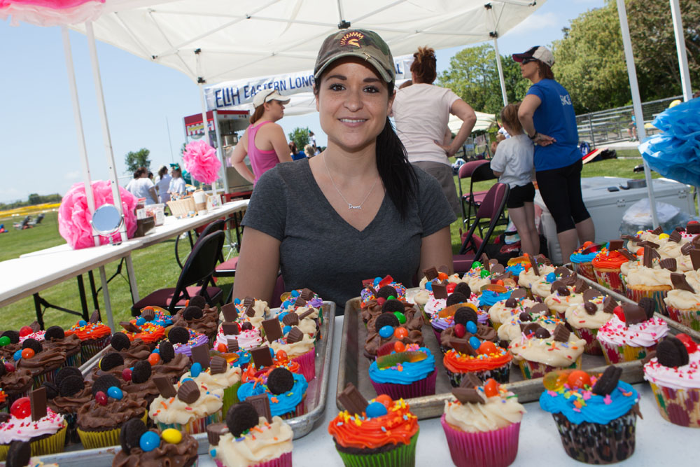 Priscilla Kavanaugh and her mom Nellie (not pictured) baked and decorated dozens of cupcakes. (Credit: Katharine Schroeder)